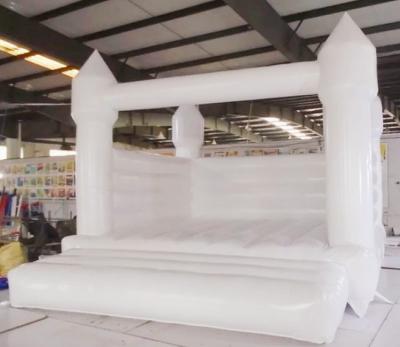 Commercial PVC Vinyl White Bounce Houses EN14960:2019