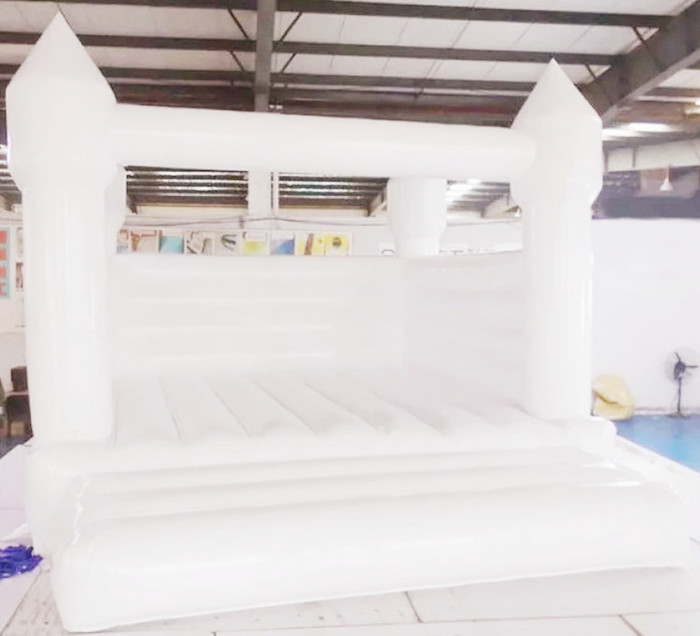 white bounce house